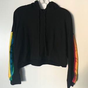 Toska Cropped Hem Hoodie